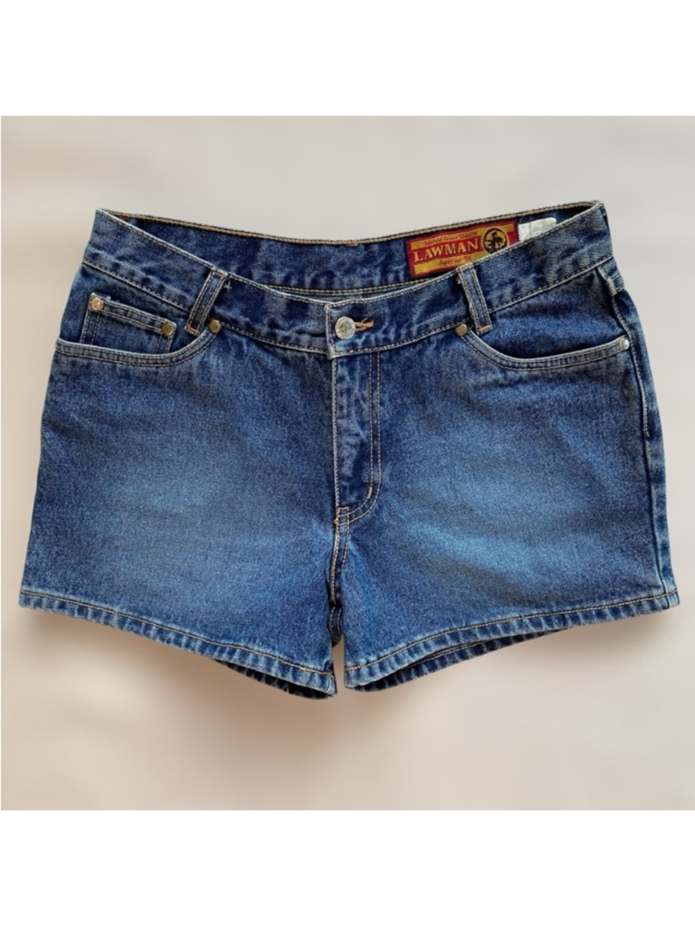Vintage Lawman Western Denim Shorts